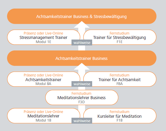 Ausbildungsübersicht Achtsamkeitstrainer Business