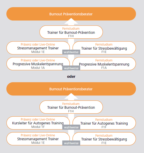 Ausbildungsübersicht Burnout Präventionsberater